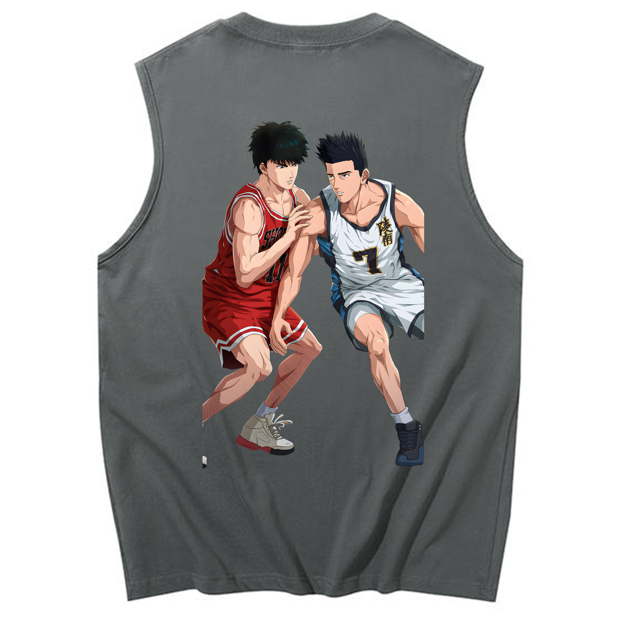 （画像用） SLAM DUNK／スラムダンク コットン100％タンクトップ（背面プリント）